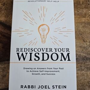 Rediscover Your Wisdom by Rabbi Joel Stein Revolutionary Self-Help Book Pb New